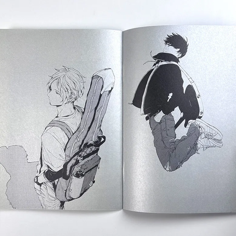Reprint Edition Given Illustrations Monochrome Side Anime Art Book Collection for Given Fans