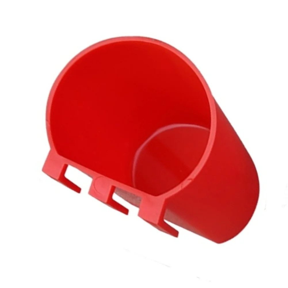For Chicken Feeder Cup Hanging Type for Duck Goose Small Animal Cage Feeding for pe 12.5x9.5x6cm Burrs Free Design