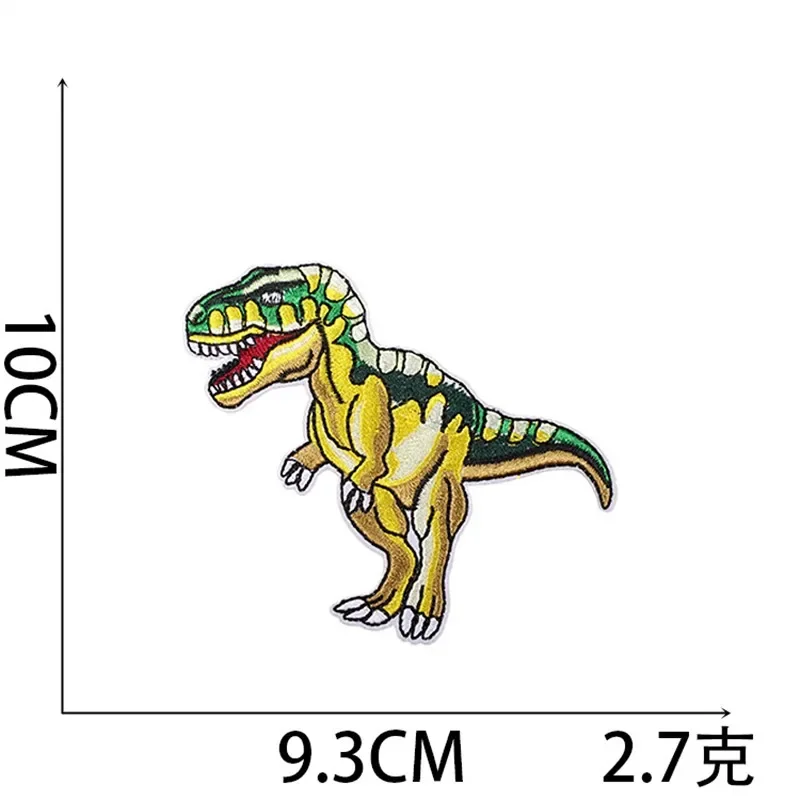المطرزة التصحيح الحديد على بقع للملابس جيب ديناصور الملابس ملصقات النسيج الخياطة الحرارية لاصق زين منصهر