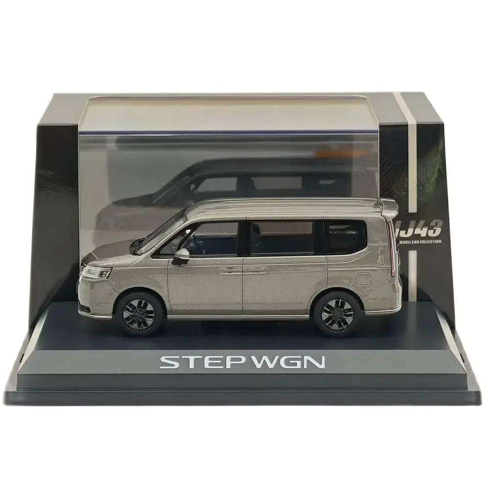 Hobby Japan 1/43 STEP WGN e:HEV SPADA Super Platinum Gray (M) HJ432004GM Diecast Model Car Limited Collection Auto Toys Gift