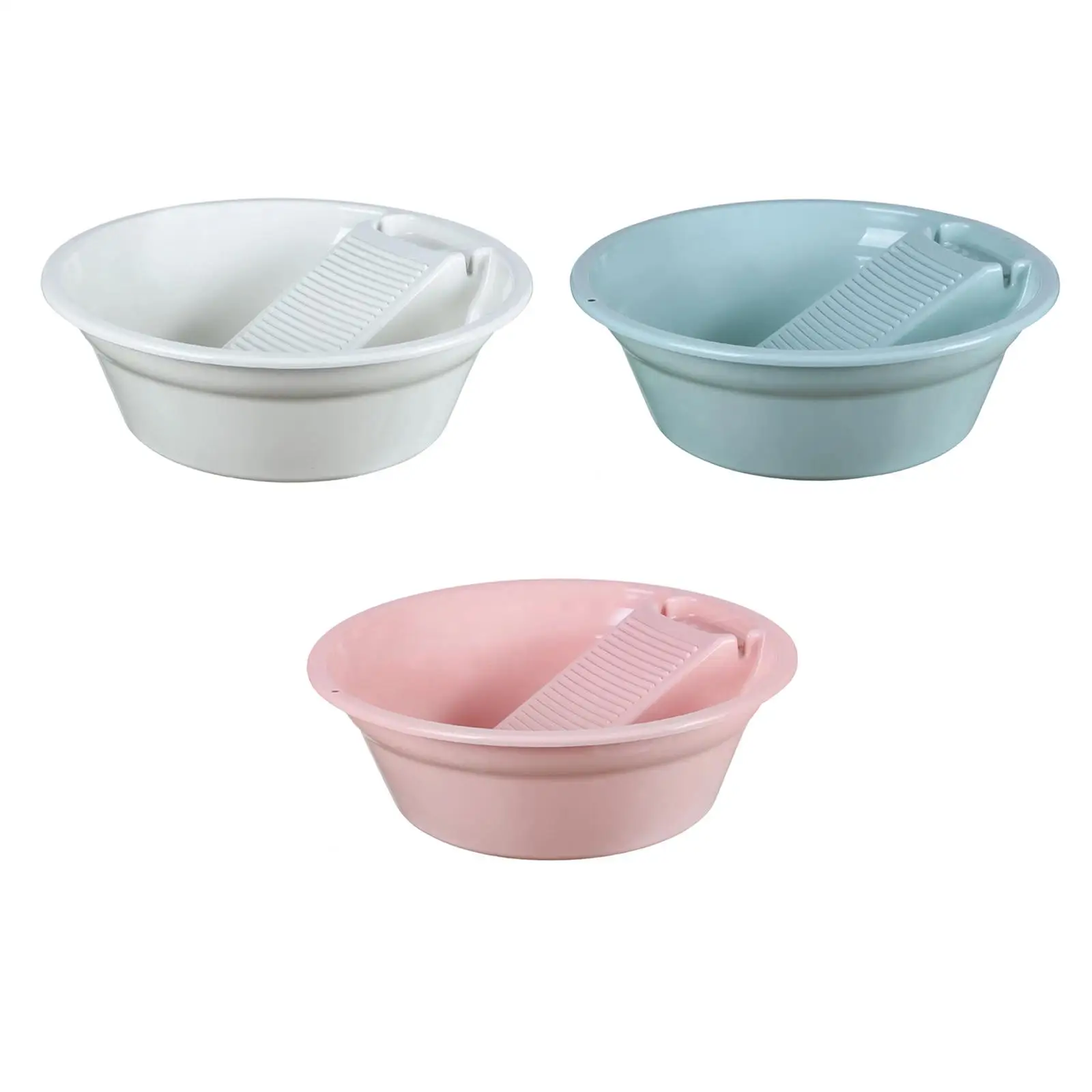 

Portable Washboard Basin Lightweight Laundry Sink Durable PP Material for Washing Room Accessories and Outdoor