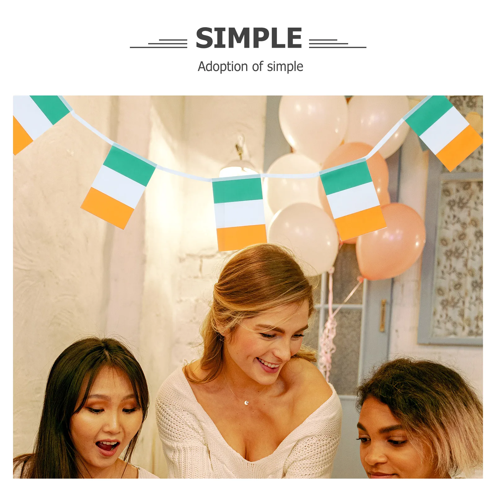 

1pc Patrick's Day Flag 5m 20 Pieces Ireland Bunting Decorative Banner Party Hanging String Flags Outdoor Garden Home
