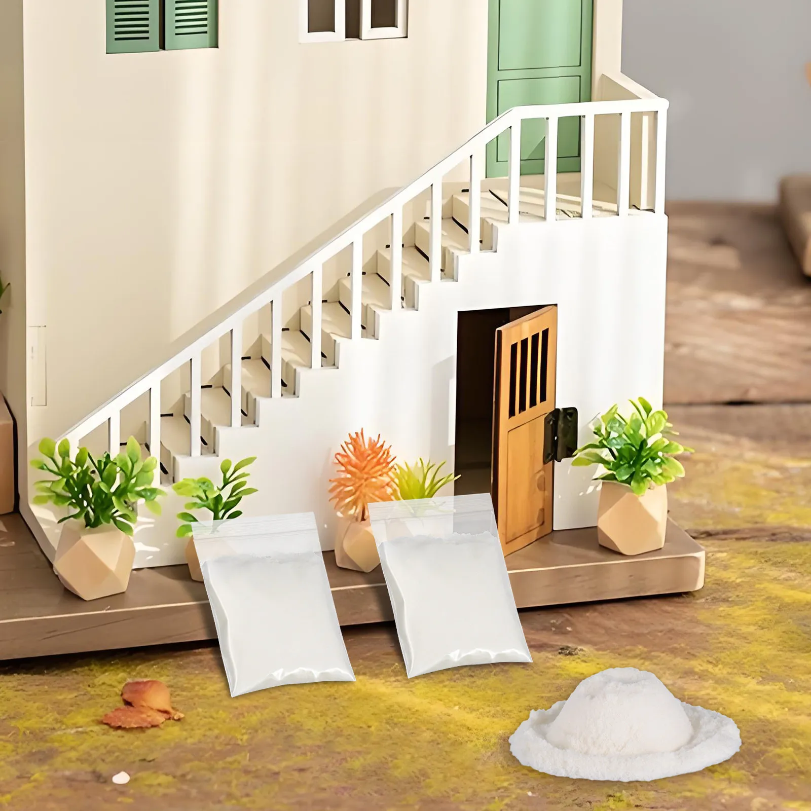 20봉 미니 시멘트 접착제 - 미니 브릭 인형의 집 기초 및 창의적인 소형 DIY를 위한 고성능 접착 솔루션