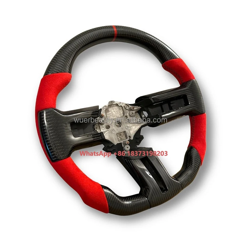 

Customized Carbon Fiber Steering Wheel for Ford Mustang 2008 2009 2010 2011 2012 2013 2014 Car Accessories Interior