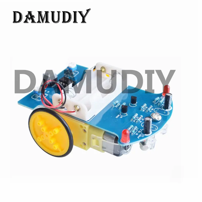 D2-1 DIY Kit Intelligent Tracking Line Smart Car Kit TT Motor Electronic DIY Kit Smart Patrol Automobile Parts DIY Electronic