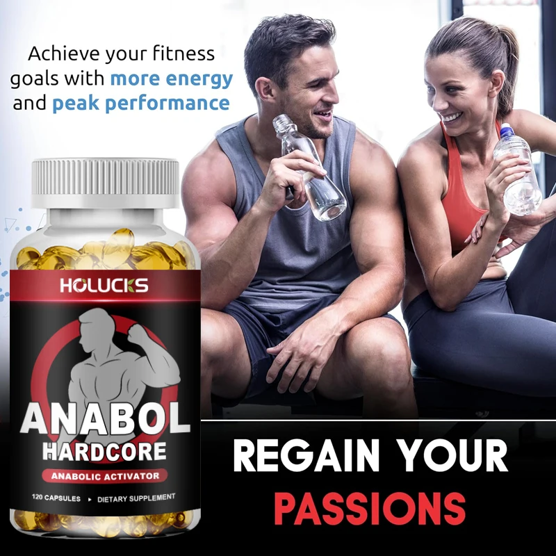 Anabol Hardcore Supplement, Promote Muscle Protein Synthesis, Increase Muscle Growth,Recovery & Strength, Immune Energy Boost