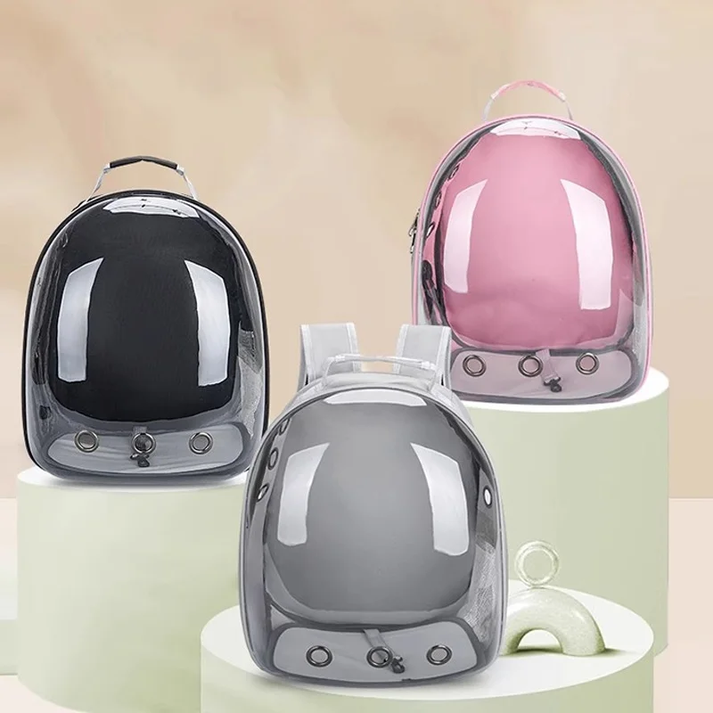 Pet Carrier Backpack Cat Bag Breathable Portable Transparent Space Capsule Pet Bag for Going Out Capsule Carrier Puppy