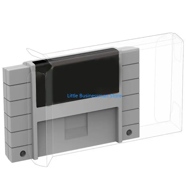 Spielkarte Transparente staubdichte Box für SNES-Spielkarten Schutzhülle-10 Stück M76A – Detail 8