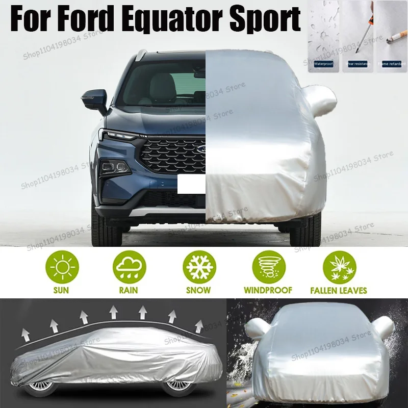 

For Ford Equator Sport Auto Anti snow Anti dust Sunscreen Anti-uv Anti peeling paint And Anti Rainwater 210t car cover Car cover