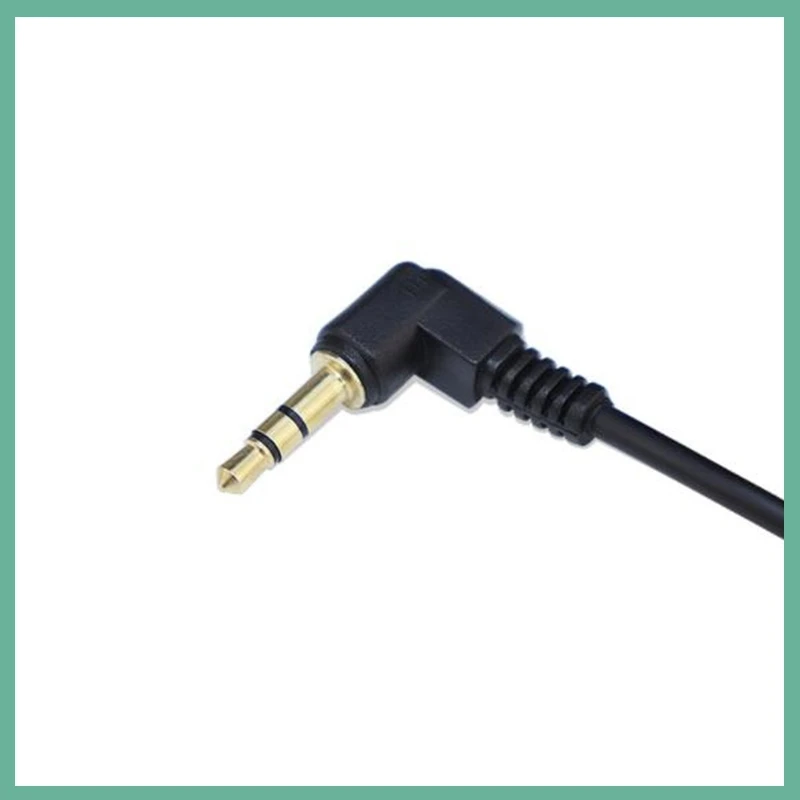 3.5mm Right angle DIY Headphone Audio Cable Line 3 pole Jack Strand Earphone Maintenance Repair Wire Cord 3.5 Male Plug E3