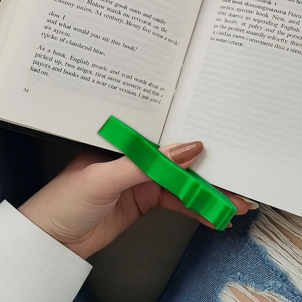 مقاوم للماء كتاب الإبهام صفحة حامل الكرتون مقاومة للخدش القراءة الحلي الزخرفية صفحات لطيف دليل علامة مكتب