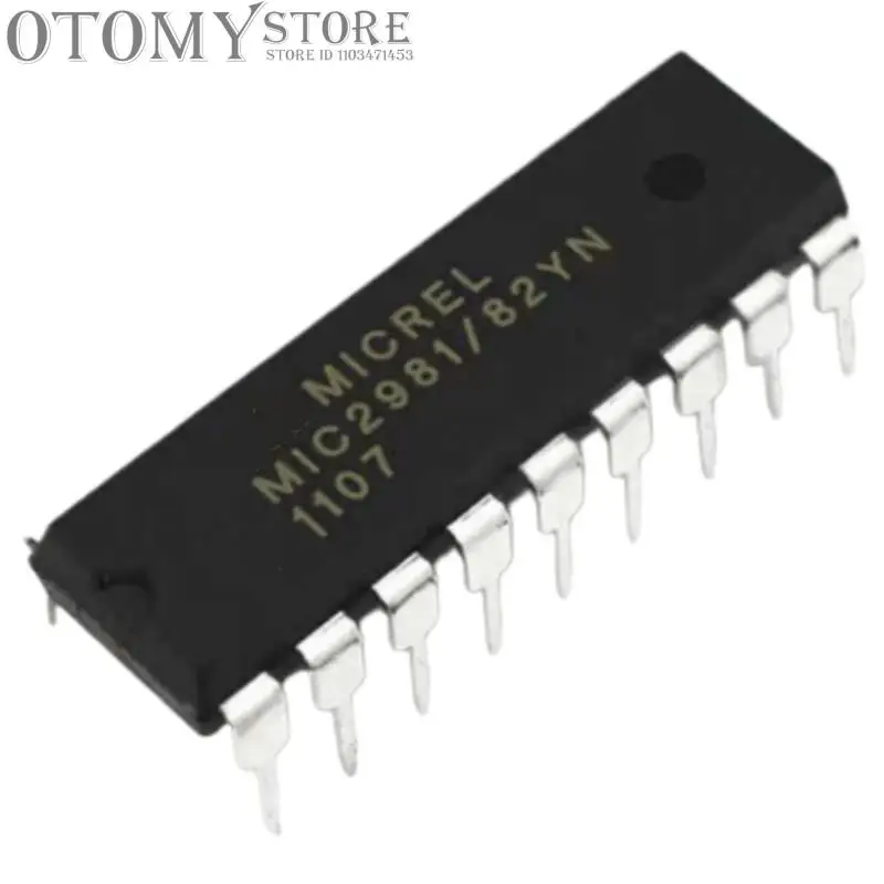 100% NEW MIC2981/82YN MIC2981/82 MIC2981 DIP18 8 Channel Source Driver Array IC Chip Relay Solenoid Drive Integrated Circuit