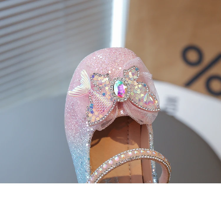 2026 Fashion Elegant Soft Sole Anti-slippery Versatile Dress Leather Shoe for Party Autumn New Children Princess Shoes for Girls