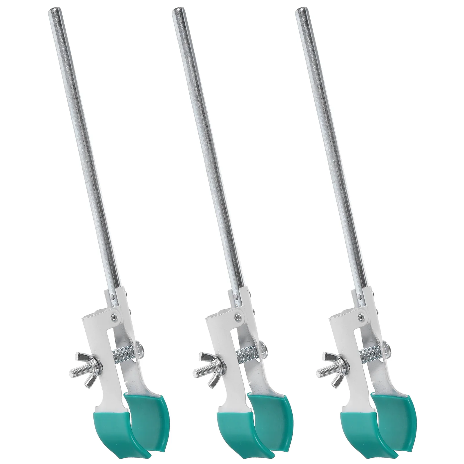 

3pcs Green Flask Clamp Universal Lab Holder for Beakers Triangle Bottle Stand Accessories Laboratory Equipment