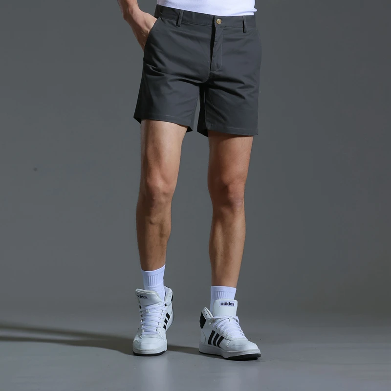 2024 New Arrival Man Casual Summer Stretch Slim Shorts Sky Blue Color