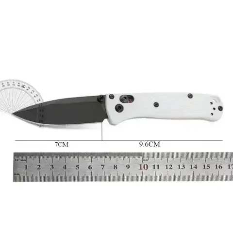 BM 533-3 MINI Bugout Nylon Wave Fibre Handle Axis Lock Folding Outdoor Self Defense Pocket Knife EDC Camping Hunting Tools