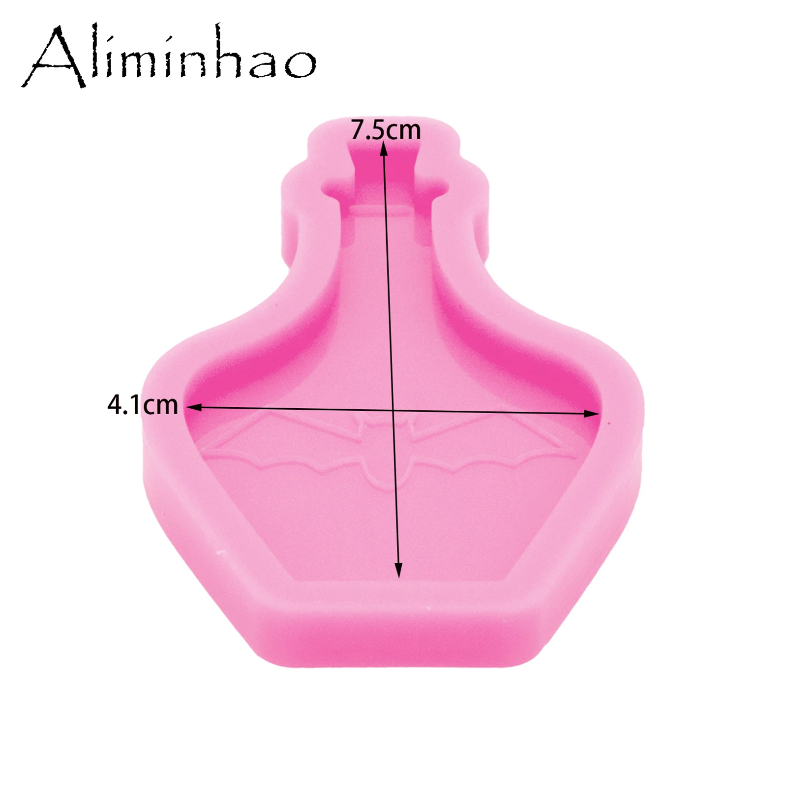 DY1264 Bottle and Skull, Scorpion, Bat, Spider Resin Silicone Phone Grip Mould, Mold Crafts with Epoxy Art DIY Handmade Mold