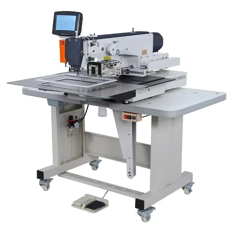 Industrial Computer Pattern Leather Sewing Machine Single Needle Chain Stitch Flat-Bed Configuration Motor New