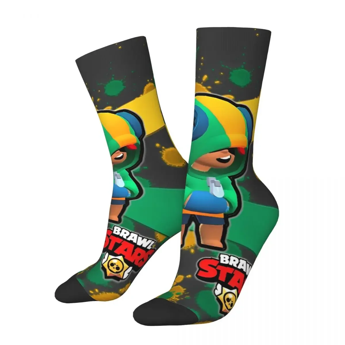 Autumn Winter Colorful Women Men Brawling-Heros Game Leon Socks Breathable Sports Socks