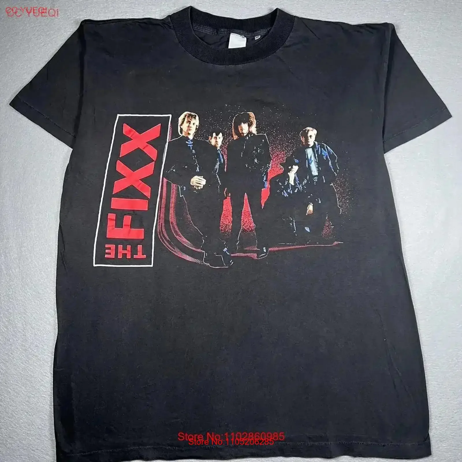 The FIXX 1991 Ink Tour T Shirt Size S to 5XL TN0399 vintage Washed Casual Stylish Slightly Soft Top For Everyday Wear vintage