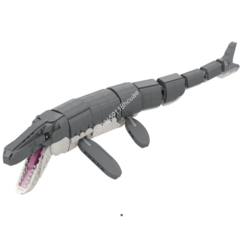 

608pcs MOC Realistic Mosasaurus Building Blocks Christmas toy Gift Assemble Brick Creative collector Constructing Plastic