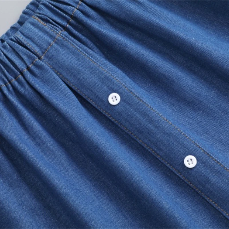 Женская рубашка-удлинитель, джинсовая внутренняя юбка, нижняя юбка, нижняя юбка с подолом, блузка для девочек, подол с хвостом