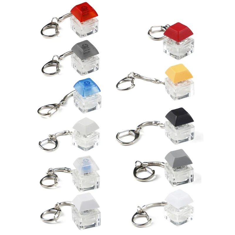 Tester Mechanical Keychain Shaft Test Translucent Stress Relief for Mechanical Keyboard Keyswitch Tester Dropship