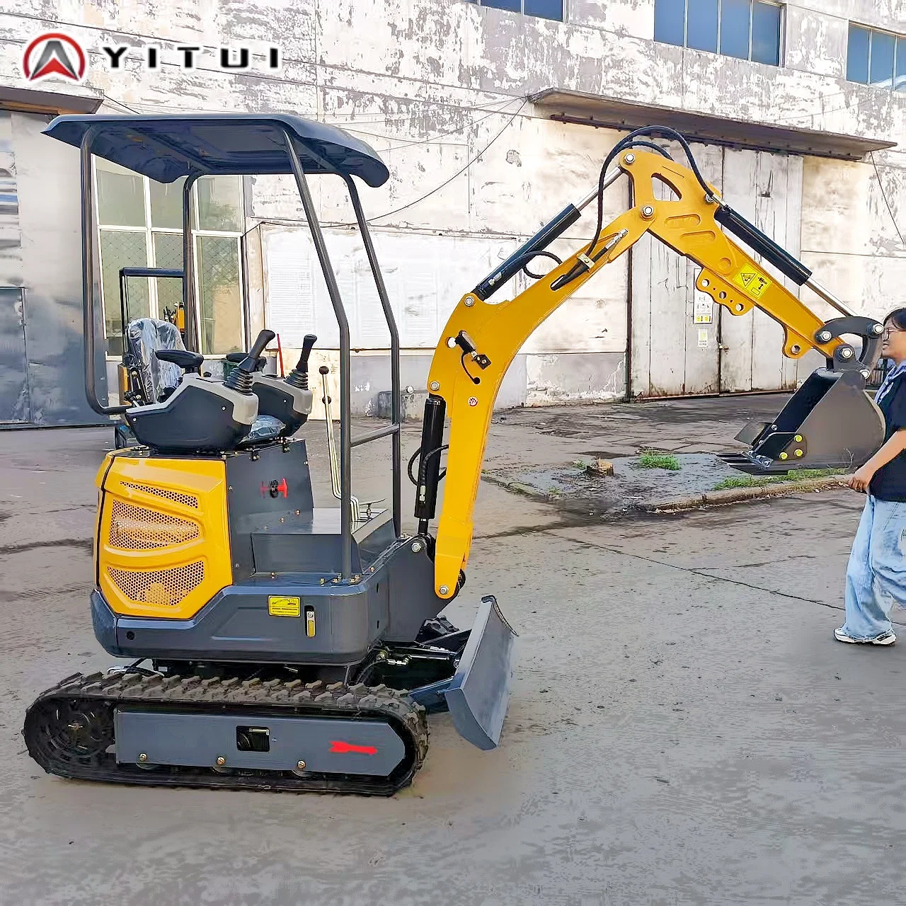 Mini escavatore più venduto Kubota Motore Accessori da giardino Ce Epa Euro 5 Strumenti agricoli Mini escavatore in vendita