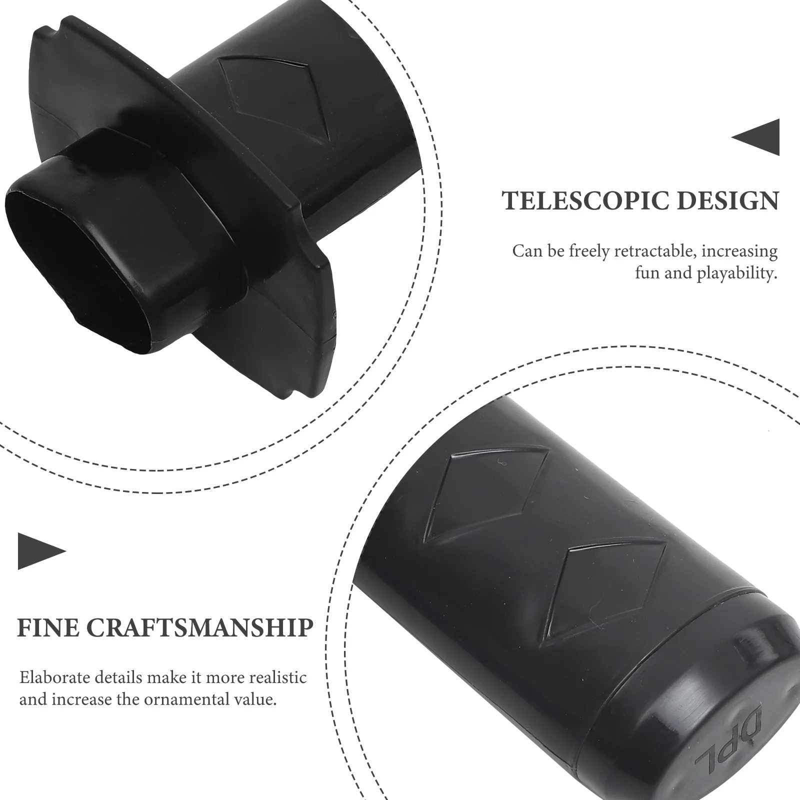 

Retractable Performance Sword Lightweight Eva Material for Practice Pretend Battle Party Favor Gift