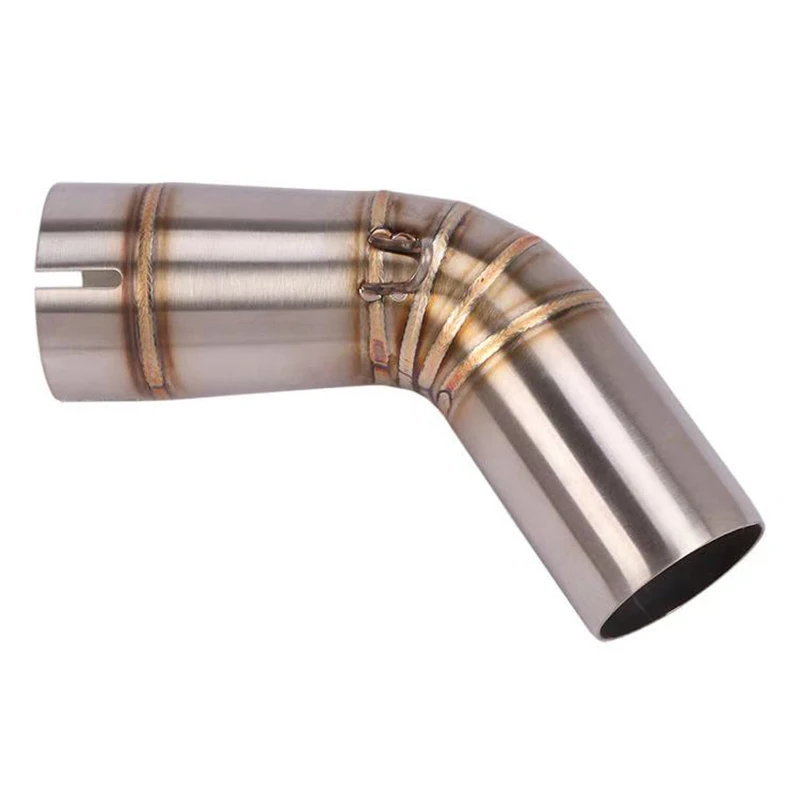 Slip On Motorcycle Exhaust Middle Link Pipe For SUZUKI DL1000 V-STROM 1000 DL 1000 2014 Year Escape Modified Bend Tube Muffler