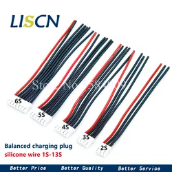 1 pz/lotto 2S 3S 4S 5S-13S Lipo cavo di ricarica per bilanciamento della batteria per connettore IMAX B6 spina filo 22AWG filo di Silicone Female10/20/30cm