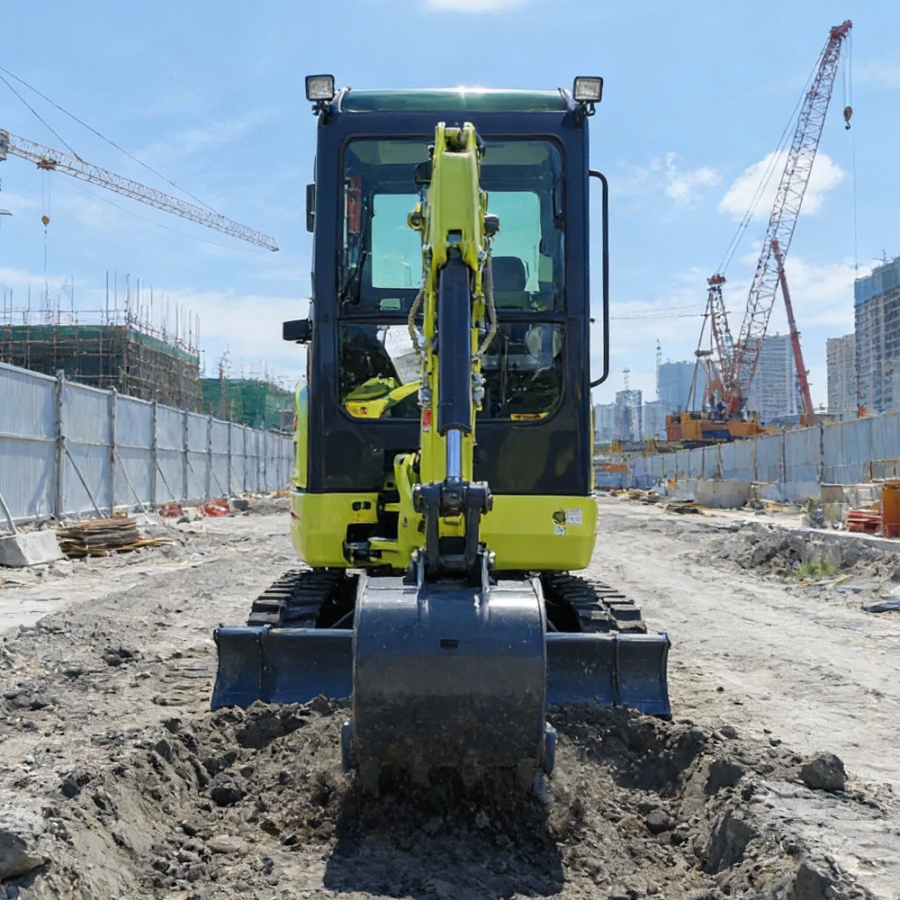 Mini Excavator GW-18 Crawler 1.8 Ton Upgraded Customized Small Digger for Excavation Crushing Home Cargo Elevator Work