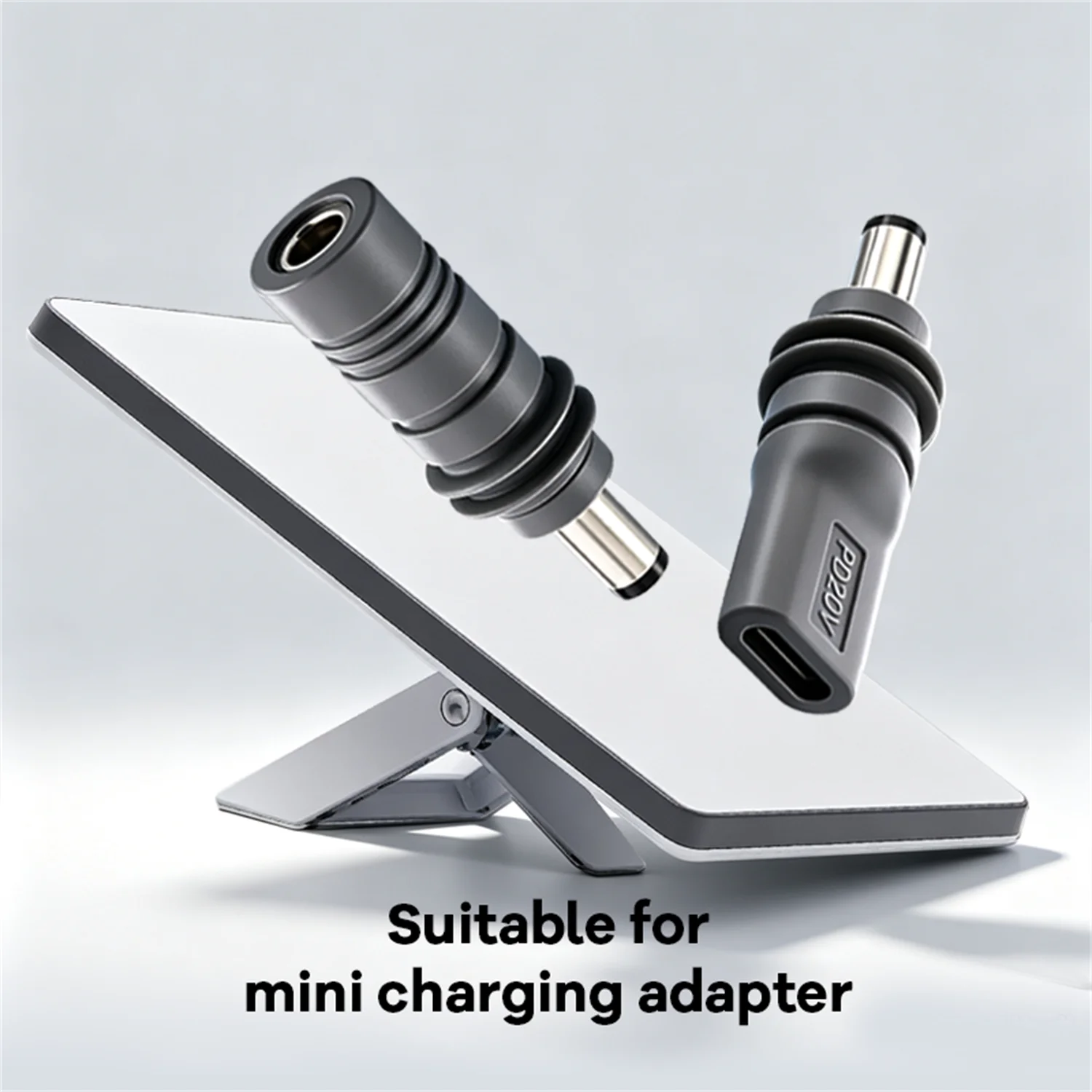 YZNRR DC 5.5x2.1mm Female to Male Adapter，USB-C to DC 5.5x2.1mm PD Trigger Adapter，20V 5A 100W, Compatible with Starlink Mini