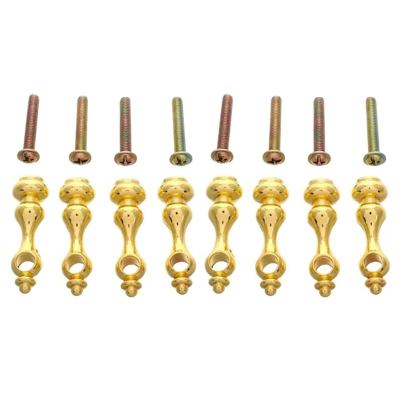 

Pack of 8Sturdy Metal Post Bolts and Spindles for Glass Railing Cabinet
