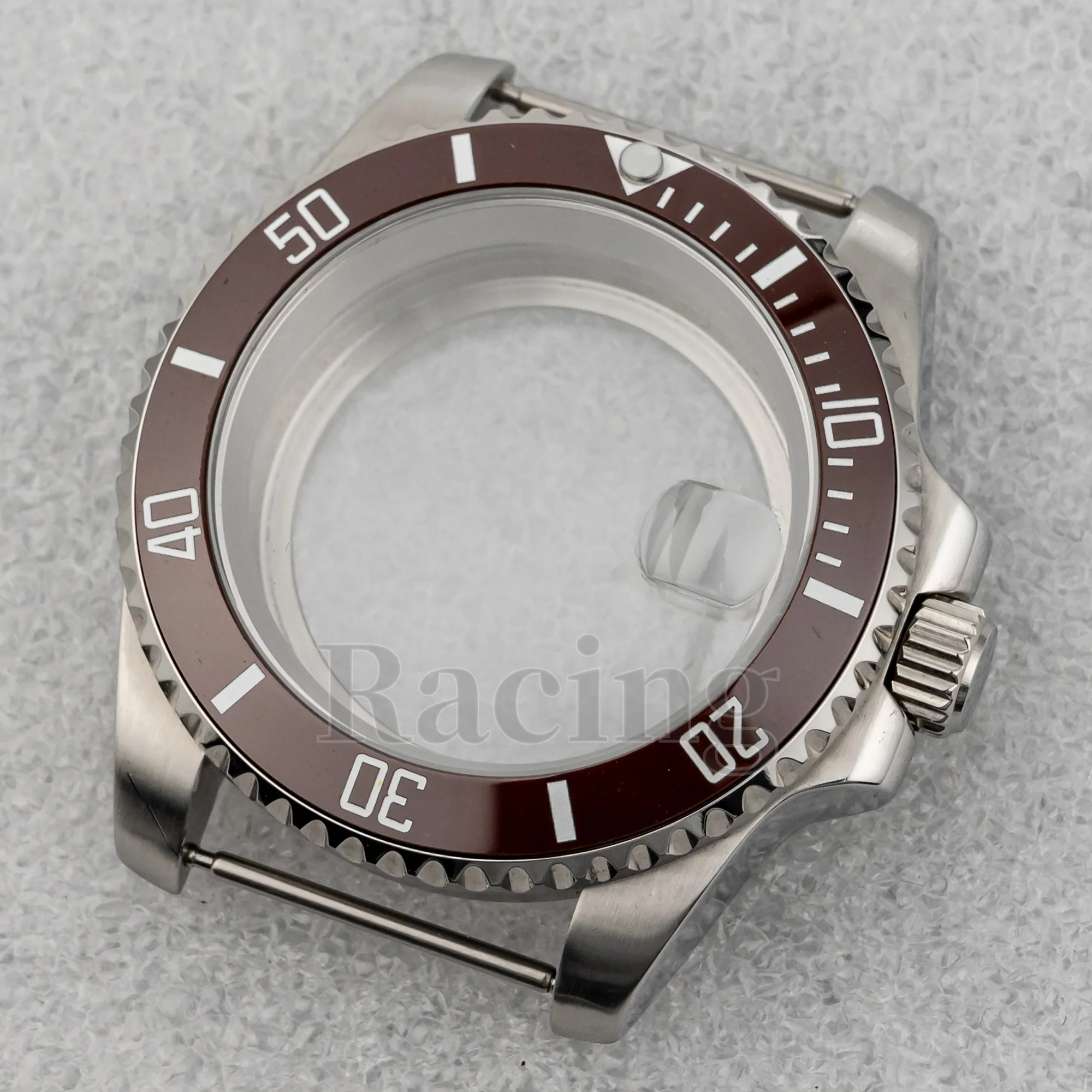 NH35 Watch Case Bezel for SUB GMT 40mm Case fit NH34/35/36 Mechanical Movement Watch Parts Sapphire Glass Case 10ATM Waterproof