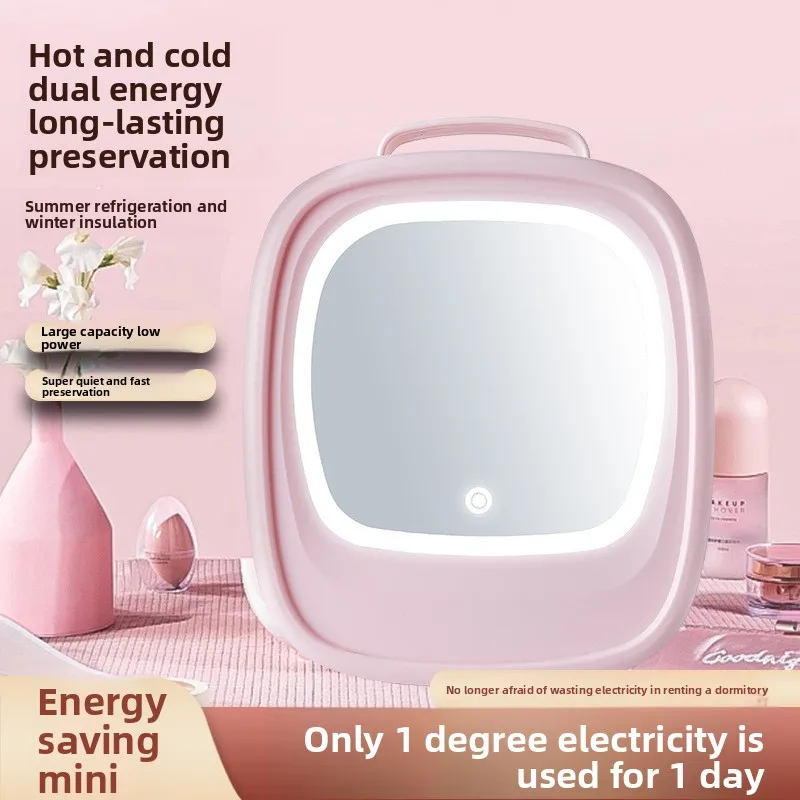 

Mirror Beauty Refrigerator Mini Portable Car Home Dual-purpose Small Refrigerator Home Power Saving