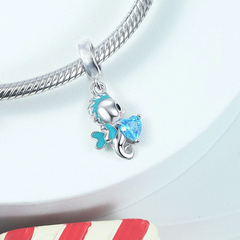 New Silver 925 Charms Penguin Bear Horse ciondola Charm bead Fit braccialetto Pandora originale gioielli fai da te per le donne