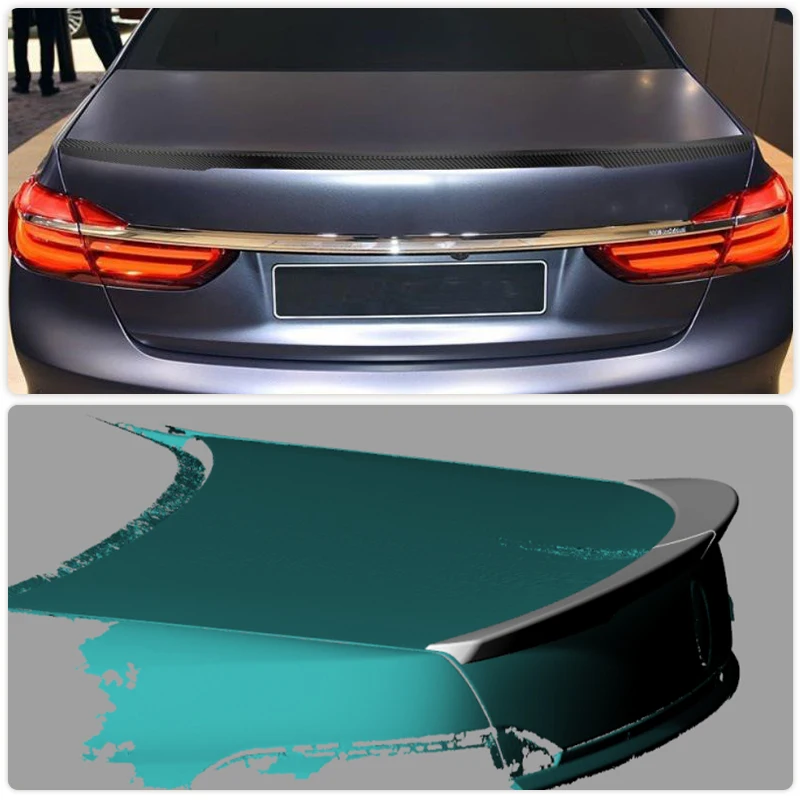 Carbon Fiber Car Rear Trunk Spoiler Wing For BMW 7 Series G11 G12 740i 750i Sedan 2016-2018 Rear Trunk Boot Lip Wing Spoiler FRP