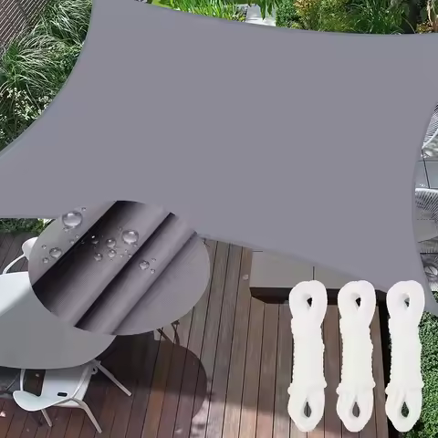 Outdoor Shade Sail Waterproof Sun Shade UV Protection Sunshade Backyard Deck and Lawn Patio Sunshade