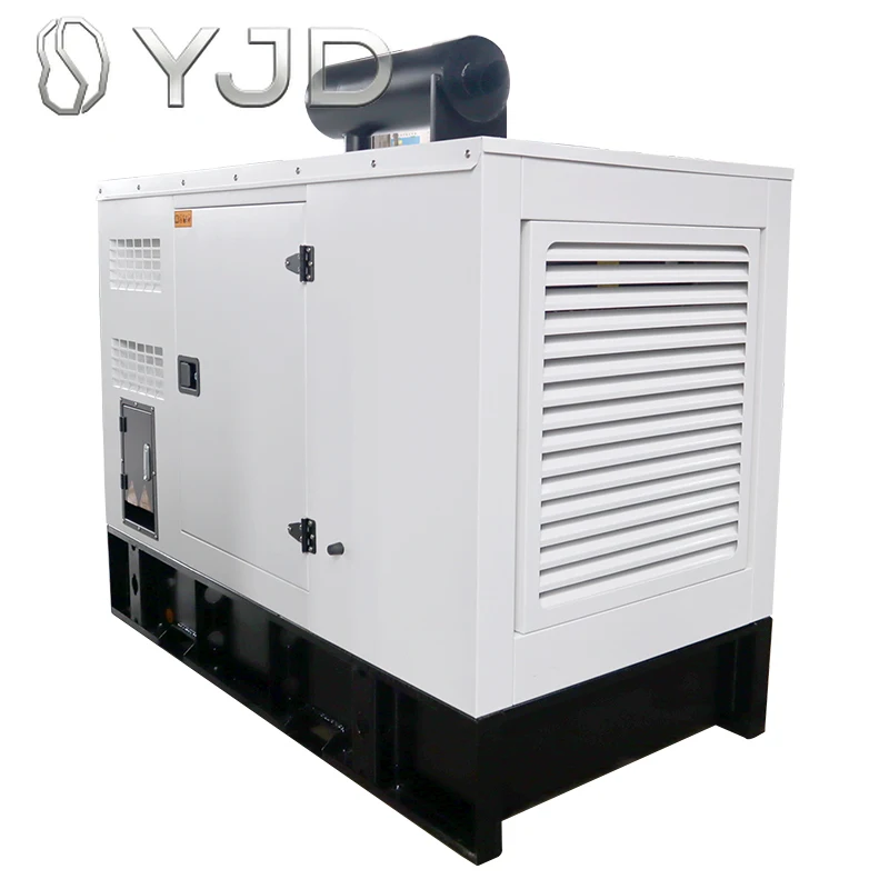 Automatic Voltage Regulation 30~100 kW Compact Size Silent Type Diesel Genset for Engine 24V DC Electric Start 8-10 Hours