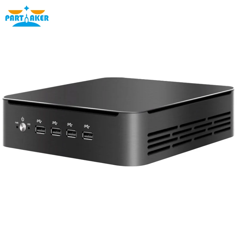 Partaker Intel Core i7 8700 i5 8500 i3 8100 Gaming Mini PC Win10 Desktop Computer Gaming PC Nettop Barebone HTPC UHD 630 WIFI