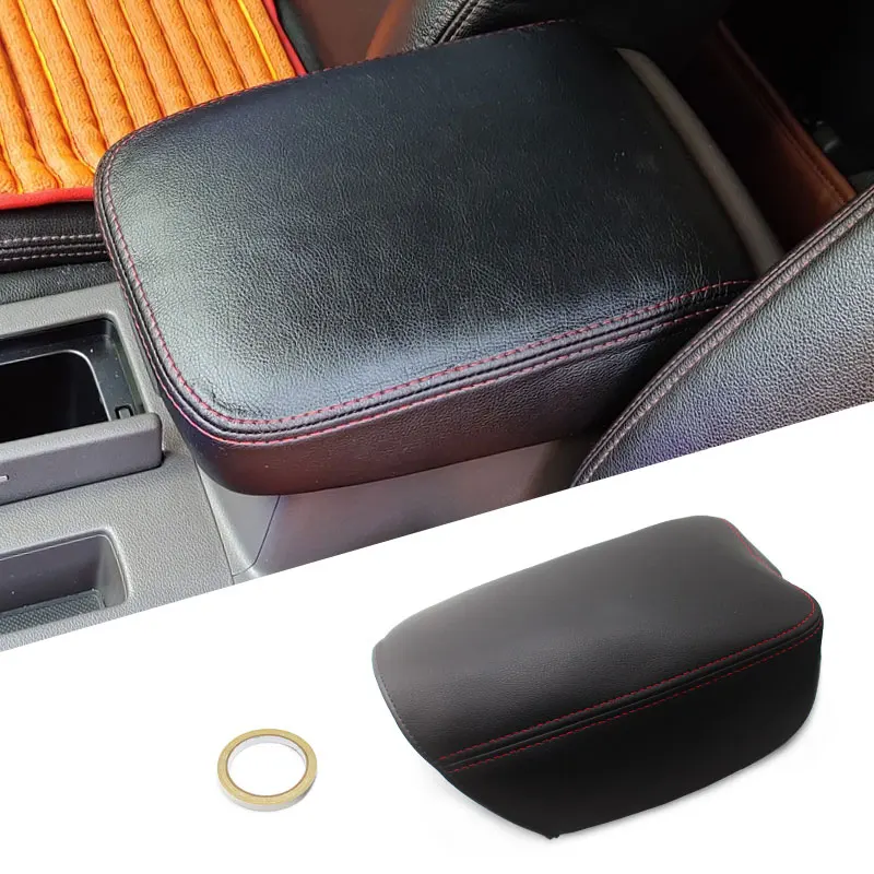 Car Interior Center Armrest Console Box Cover Microfiber Leather Sticker Trim For Honda CRV 2012 2013 2014 2015 2016