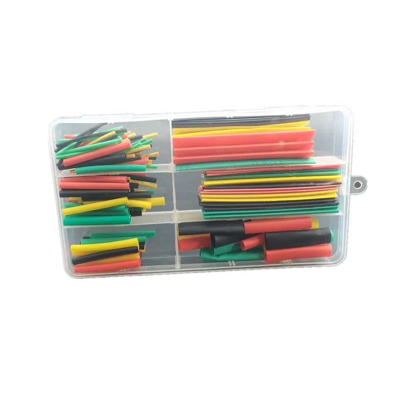 164pcs Box Heat Shrinkable Tube 2:1 Electronic DIY Kit Wire Connection Tool Accessories Data Line Protection Cable