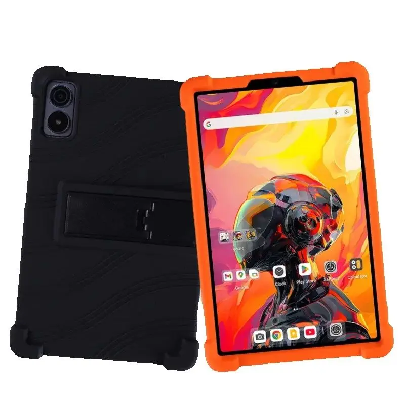 For ALLDOCUBE IPlay 70 Mini Ultra 8.8 Inch Tablet Kids Friendly Shockproof Silicone Adjustable Stand Cover Protective