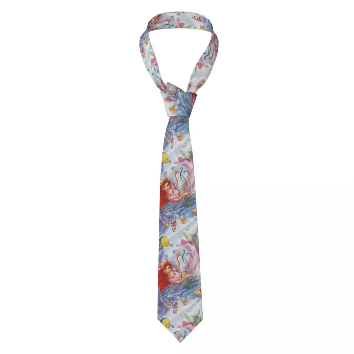 

Пользовательский формальный галстук Ариэль и воротник, мужской шелковый галстук Kawaii для офисного галстука
