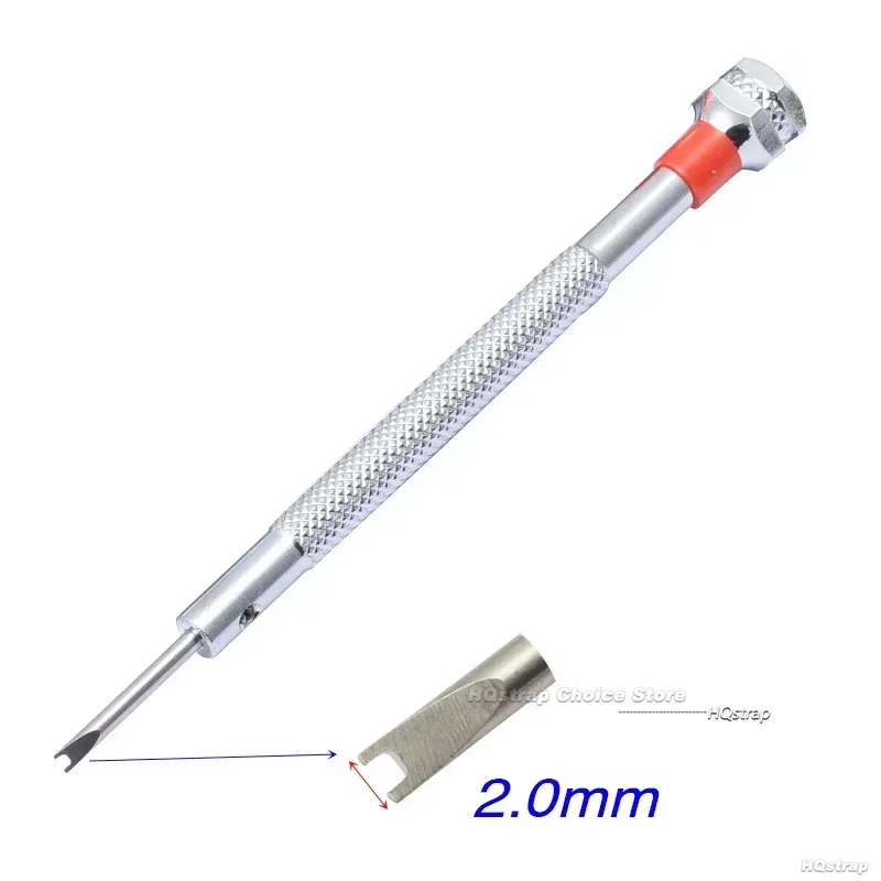 Chave de fenda em forma de u, 2.0mm 2.5mm para relógio hublot, chave de fenda de aço tipo h, chave de fenda de alta qualidade, ferramenta de reparo de relojoeiro