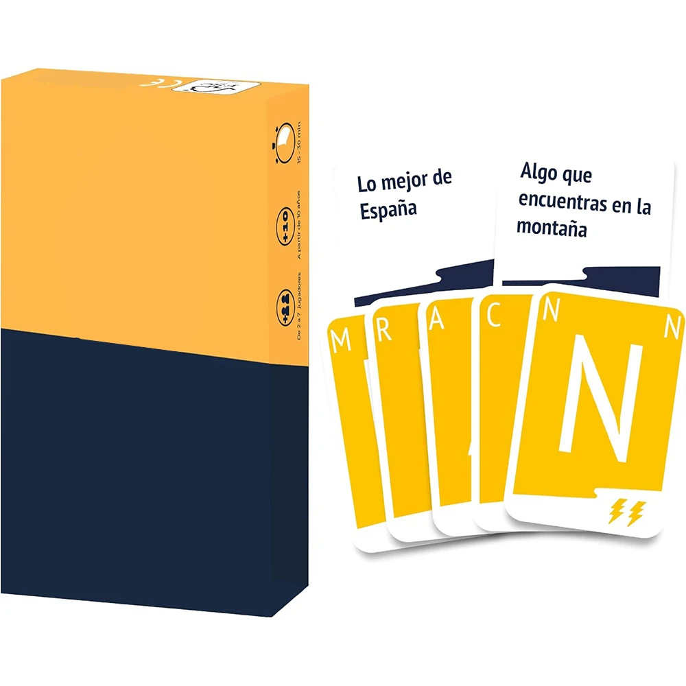 Fast Word Card Game Speed Thinking Party Game Letter Matching Family Tabletop Game Quick Reflex Vocabulary Challenge Game Night