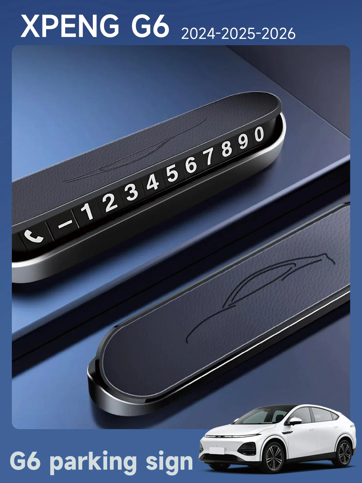 [Fast Shipping] XPENG G6 Magnetic Parking Number Plate