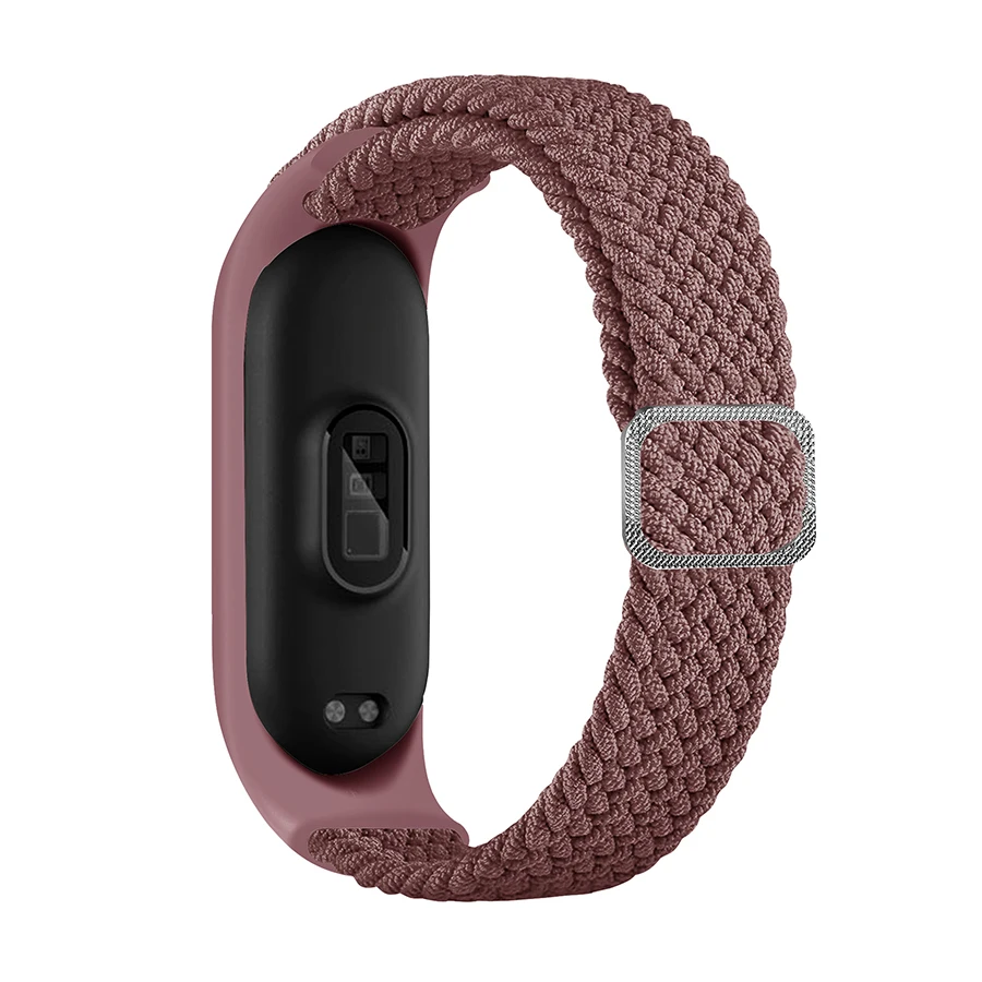 Band voor Xiaomi Mi Band 10 9 8, elastisch nylon gevlochten lus, verstelbare gesp, vervangende Correa-armband voor Miband 7 6 5 4 3