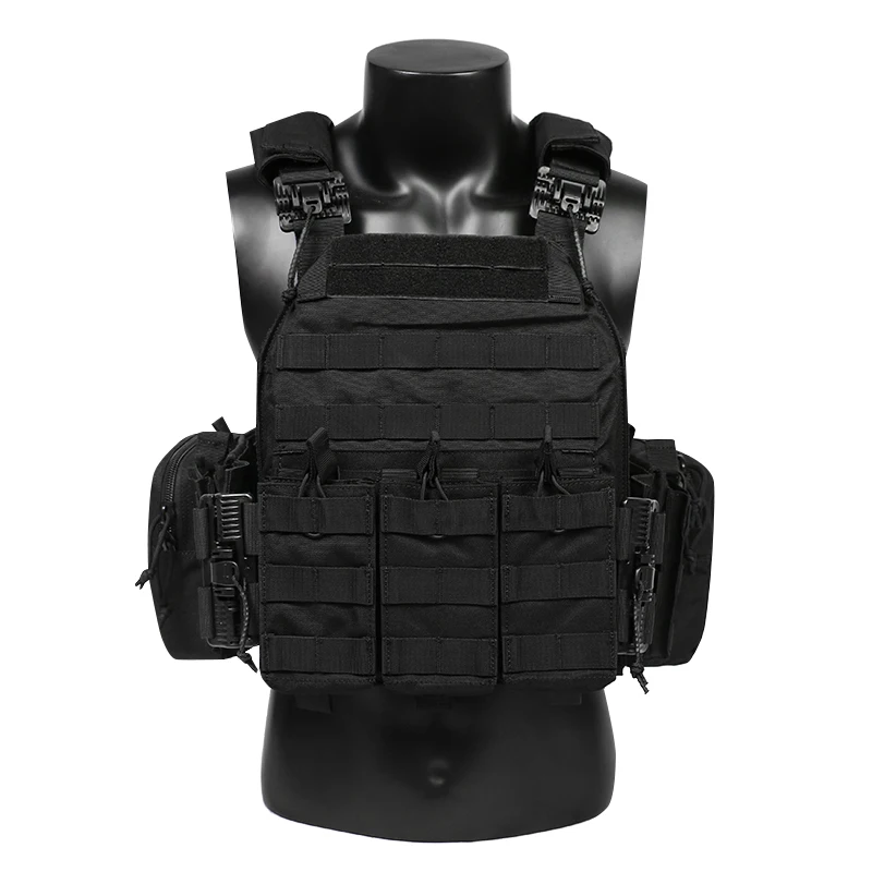 

ARTEX8011 Quick-Release Tactical Vest Outdoor Military Enthusiast Equipment Training Protection Plates Wear-Resistant